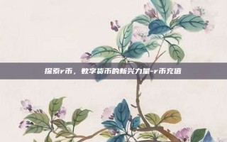 探索r币，数字货币的新兴力量-r币充值