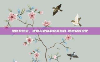 理财余额宝，便捷与收益的完美结合-理财余额宝吧