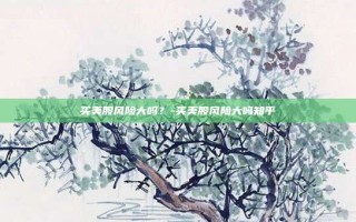 买美股风险大吗？-买美股风险大吗知乎