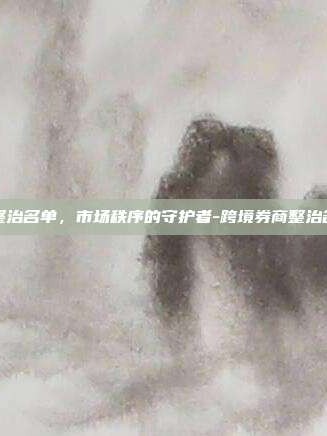 跨境券商整治名单，市场秩序的守护者-跨境券商整治名单是什么