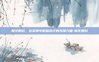 新华股份，在变革中砥砺前行的先锋力量-新化股份