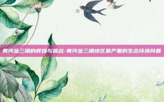 黄河金三角的辉煌与挑战-黄河金三角地区最严重的生态环境问题