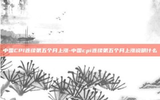中国CPI连续第五个月上涨-中国cpi连续第五个月上涨说明什么