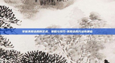 掌握美股选股的艺术，策略与技巧-美股选股方法有哪些