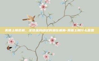 美债上限危机，全球金融稳定的潜在威胁-美债上限什么意思