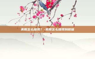 美股怎么提现？-美股怎么提现到微信