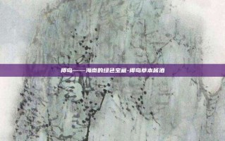 椰岛——海南的绿色宝藏-椰岛草本酱酒