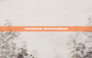 特斯拉最新消息-马斯克特斯拉最新消息