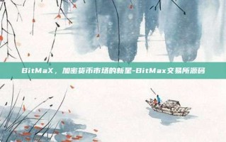 BitMaX，加密货币市场的新星-BitMax交易所源码