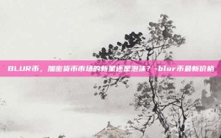 BLUR币，加密货币市场的新星还是泡沫？-blur币最新价格