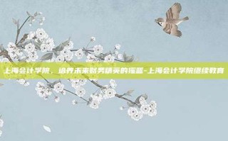 上海会计学院，培养未来财务精英的摇篮-上海会计学院继续教育