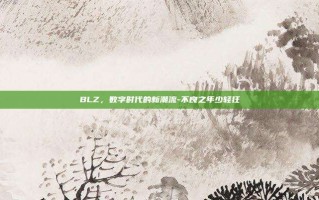 BLZ，数字时代的新潮流-不良之年少轻狂