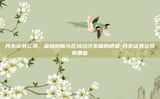 丹东证券公司，金融创新与区域经济发展的桥梁-丹东证券公司有哪些