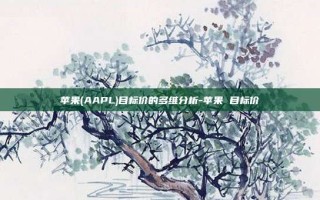 苹果(AAPL)目标价的多维分析-苹果 目标价