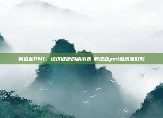 制造业PMI,经济健康的晴雨表-制造业pmi越高越好吗-第1张图片-欧易官网APP下载 制造业PMI,经济健康的晴雨表-制造业pmi越高越好吗-第1张图片-欧易官网APP下载