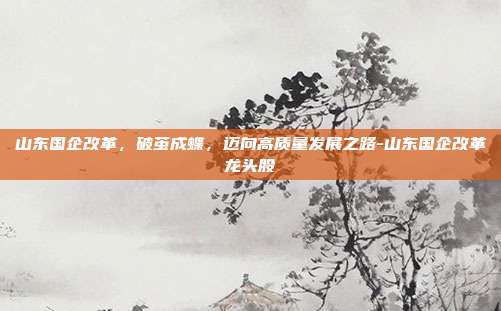 山东国企改革，破茧成蝶，迈向高质量发展之路-山东国企改革龙头股-第1张图片-欧易官网APP下载