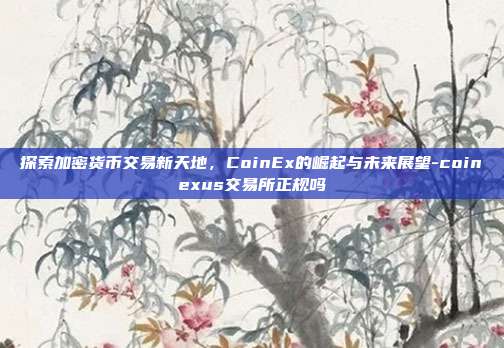 探索加密货币交易新天地，CoinEx的崛起与未来展望-coinexus交易所正规吗-第1张图片-欧易官网APP下载