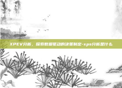 XPEV分析,探索数据驱动的决策制定-xps分析是什么-第1张图片-欧易官网APP下载 XPEV分析,探索数据驱动的决策制定-xps分析是什么-第1张图片-欧易官网APP下载