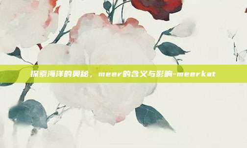 探索海洋的奥秘，meer的含义与影响-meerkat-第1张图片-欧易官网APP下载