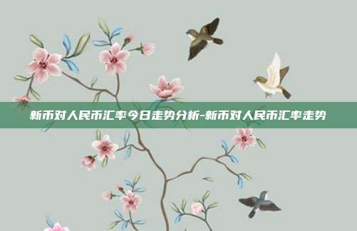 新币对人民币汇率今日走势分析-新币对人民币汇率走势-第1张图片-欧易官网APP下载