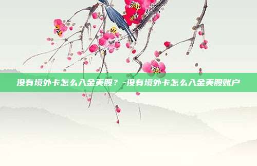 没有境外卡怎么入金美股?-没有境外卡怎么入金美股账户-第1张图片-欧易官网APP下载 没有境外卡怎么入金美股?-没有境外卡怎么入金美股账户-第1张图片-欧易官网APP下载