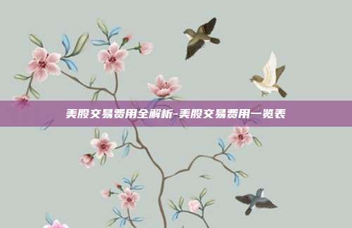 美股交易费用全解析-美股交易费用一览表-第1张图片-欧易官网APP下载