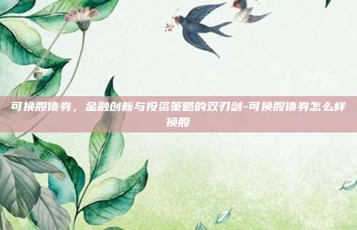 可换股债券，金融创新与投资策略的双刃剑-可换股债券怎么样换股-第1张图片-欧易官网APP下载