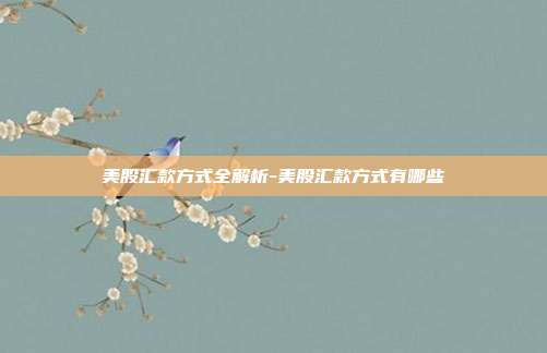 美股汇款方式全解析-美股汇款方式有哪些-第1张图片-欧易官网APP下载 美股汇款方式全解析-美股汇款方式有哪些-第1张图片-欧易官网APP下载
